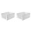 2X Stackable Wardrobe Storage Box Multi-Function Foldable Suitable for Wardrobe Storage Clothing Drawer Storage Box 2