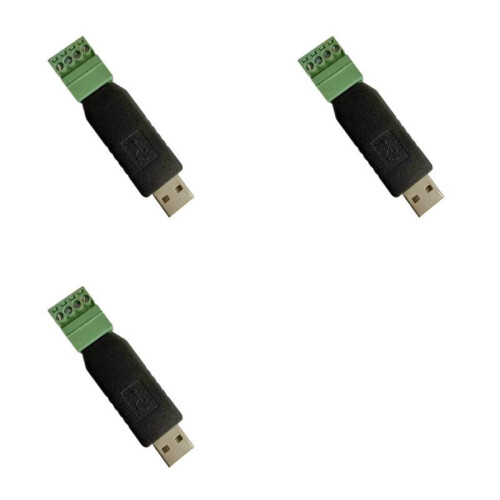 3X Conversor 5V Wiegand Wg para USB HID-USB Teclado Conecte e Jogue Módulo de Conversão WG para USB