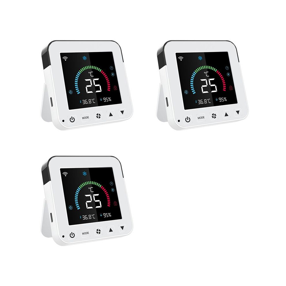 Semoic 3X Tuya Life New Wifi Thermostat Dc5v Air Conditioner Ir Remote Control Timer Temperature Humidity Sensor