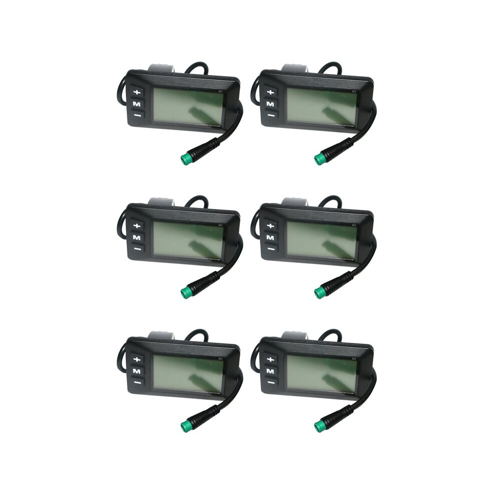 6X Electric Bike Ebike Accessories Controller G51 Lcd Display 5Pin Electric Scooter Accelerator Waterproof Connector 6032462188990