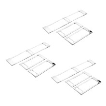 9X Car Air Vent Trim Kit Air Vent Decoration Frame for W124 1986-1994 Chrome Styling