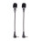 2X Flexible 3.5mm Jack  Microphone Mic for PC Laptop Desktop Skype Yahoo Black 1