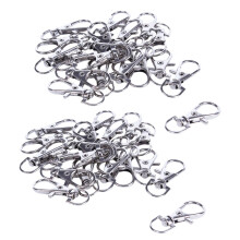 40 Pcs MéTal Homard DéClencheur Pivotant Fermoir Crochets Clip Boucle Bijoux Faire 35Mm