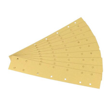 50ST Rektangulärt Torrt Sandpapper 14 Hål 70x420mm Bilslipning Polering Sandpapper Luftslip Självhäftande Flockning