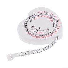 Body Measuring Tape 1.5m with Push Button Retraction and Builtin BMI Scale for Body Measurements