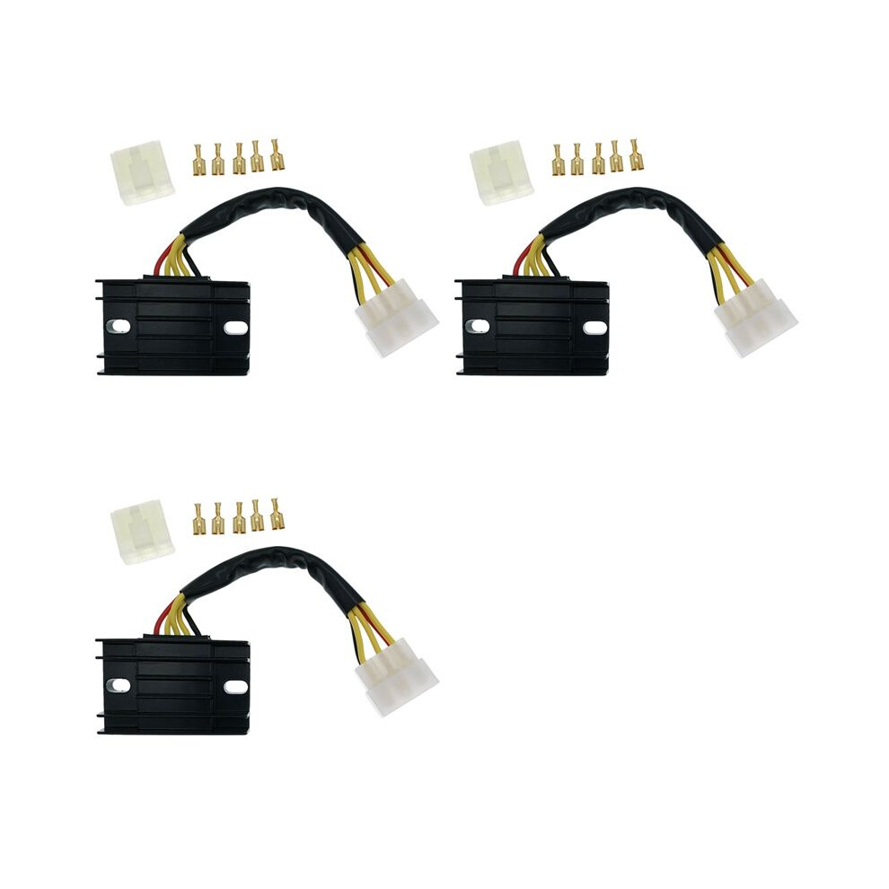 3X Motorcycle Voltage Regulator Rectifier For Quadrunner King Quad 160 250 280 300 32800-19B11 6033240989587