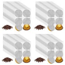 Aluminum Foils Lids Seals - Reuse Capsules Coffee Pods 480Pcs, for Vertuoline Vertuo Reuse Coffee Pods Cover Seals 62mm