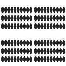 120Pack Motel Keychain Blanks Vintage Motel Keychains Sublimation Blank Keychain for Vinyl DIY Crafting Keychain Black