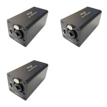 3X Audio Isolator Noise Reduction,Eliminates Current Noise,DI Grounding Box,6.5 XLR Mixer Audio Isolator, MAI-130 Mono