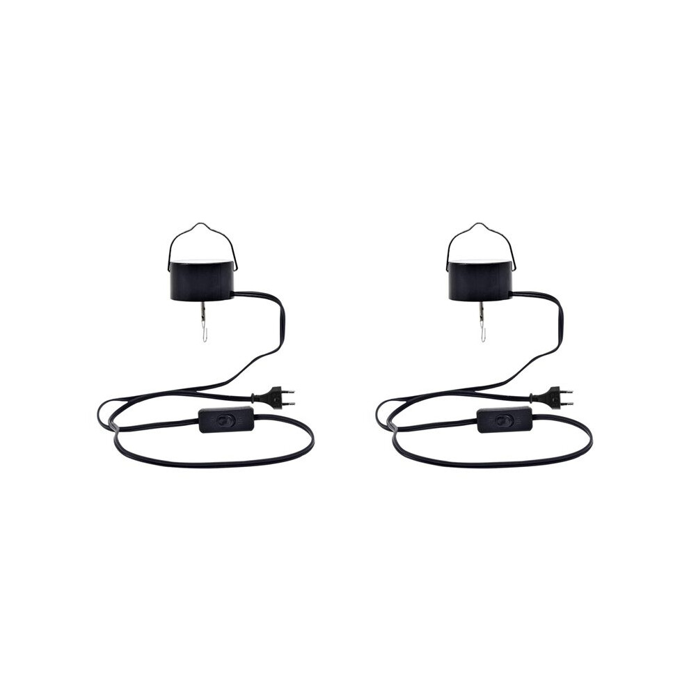 Semoic 2X Revolving Wind Spinner Motor For Wind Chime Hanging Decoration Electric Powered Hanging Display Revolve -Eu Plug