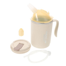 Dysphagia Cup for Elderly with Dual Ergonomic Handles and SoftTip Straw for Disabled Adults