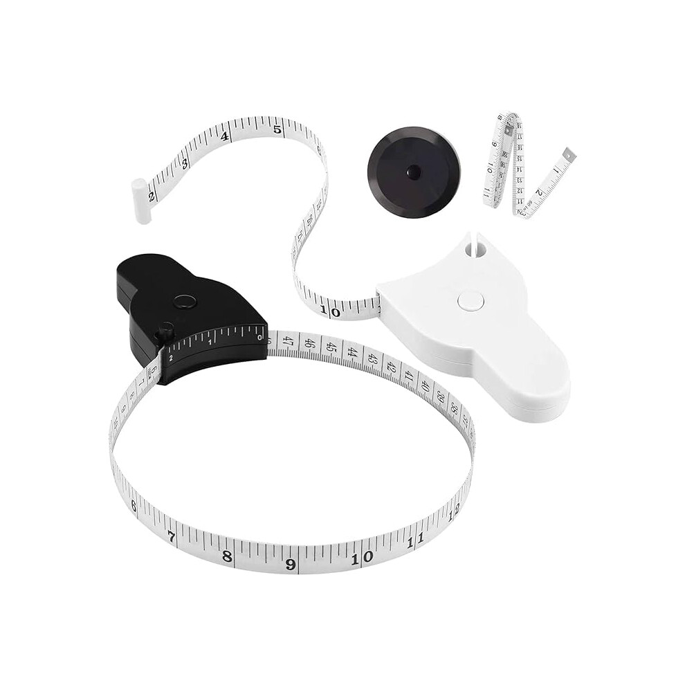 4PCS Automatic Retractable Body Measuring Tape 60 Inch 150cm for Fitness and Weight Loss Tracking