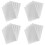 400St A4 PP Stansade Punchfickor Mappar Arkivering Plånböcker Ärmar Väska Transparent 0,03Mm 1