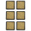 6X Ink Pad Stamp Pad for Wedding Letter Document Gold 1