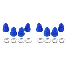 8 Sets Auto Silikon Konstante Geschwindigkeit Staubschutz Universal  Round Clamp Track Connector Kit CV Boot Ersatz