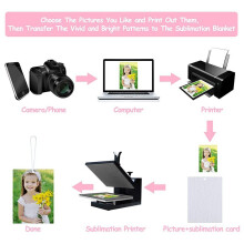 250 PCS Sublimation Car Air Freshener Sheets Car Scented Hanging Sheets DIY Rectangle Fragrant Sheets