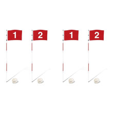 4X Flagstick Flag Putting Flag for Backyard Practice Putting Green