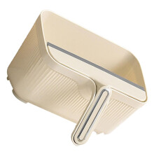 Kitchen Countertop Squeegee and Mini Dustpan Set for Quick Water Removal Cream White 2 in 1