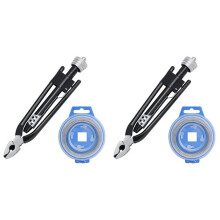 2Satz 6-Zoll Flugzeug Sicherheit Draht Verdrehen Zangen Set Schloss Verdrehen Twister Werkzeug / 30M Rolle 0,8 mm Rostfreier Stahl Sicherheit Schloss