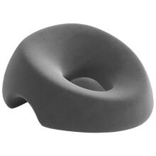 Memory Foam Face Down Pillow for Surgery Recovery with Ergonomic Support and Gentle Massage Gray