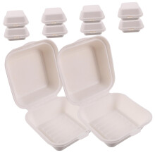 50 Pack Disposable Hamburger Boxes GreaseResistant Takeaway Food Containers for Parties and Meal Prep