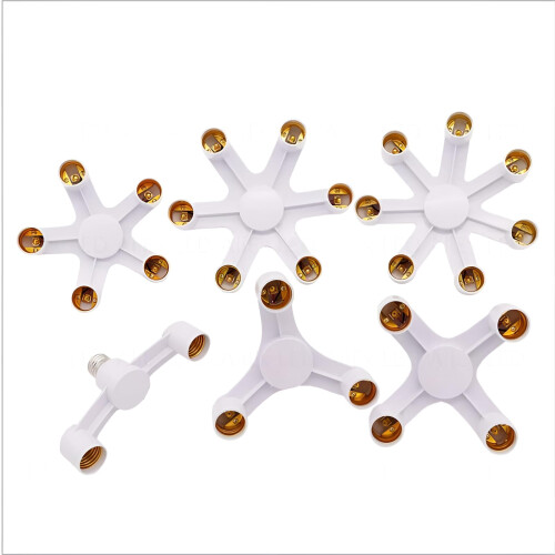 E27 Light Socket Splitter MultiSocket Conversion 3 in 1 4 in 1 5 in 1 6 in 1 LED Bulb Adapter 1