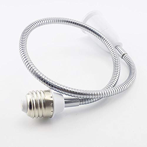 E27 Light Socket Extender with Flexible Neck Adjustable Lamp Holder, 1858cm Extension Options 2