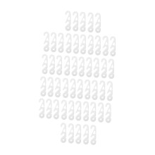 50pcs Adjustable Mask Strap Extenders for Adults, Reusable Buckles for Ear Pressure Relief
