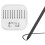 Replacement Tips for  2,Durable  Pen Tips for  1/2 Pen Nibs (20PCS) with Tool Black 2