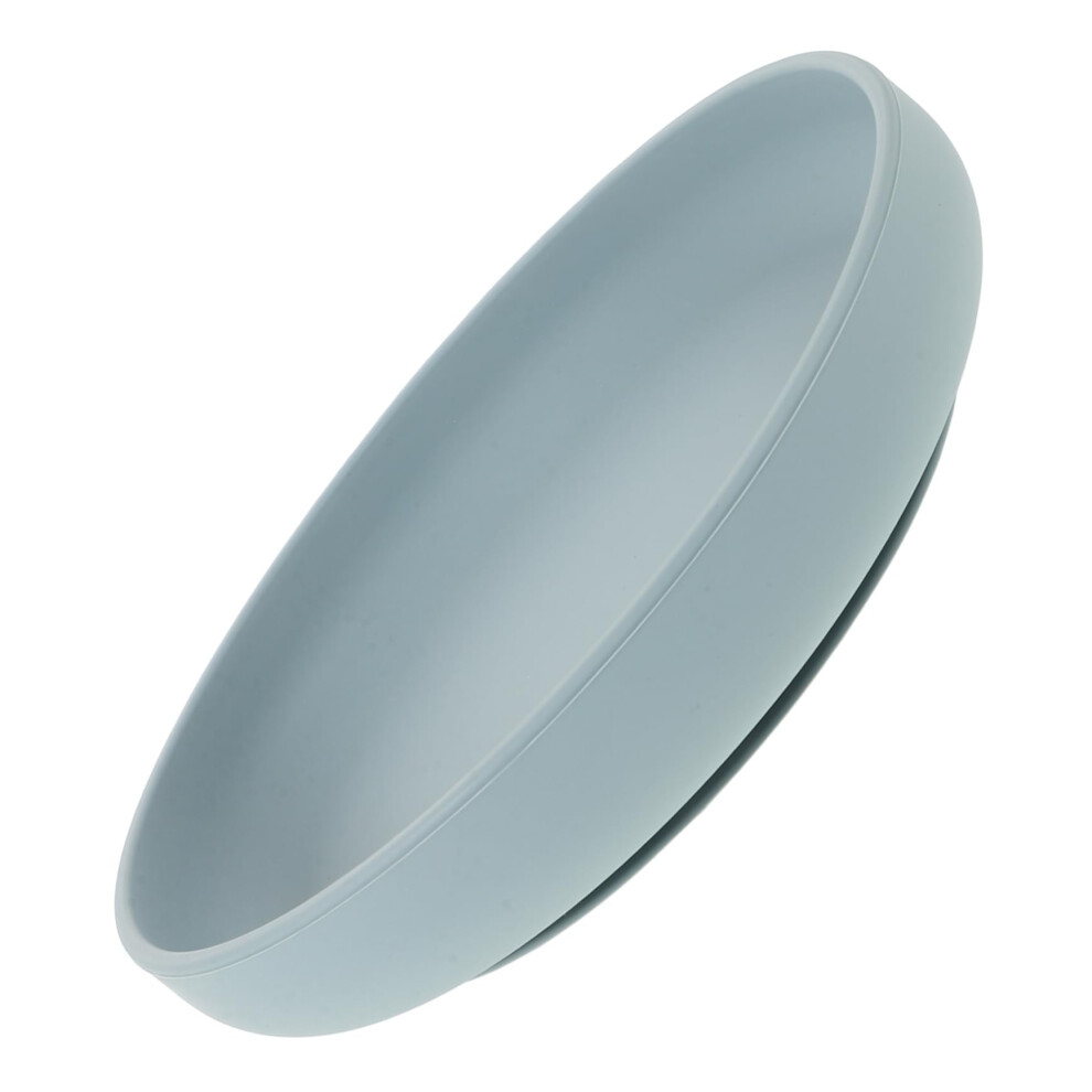 Suction Plate for Elderly with Strong Suction Base and Scoop Rim NonSlip Silicone SelfFeeding Dish