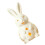 Delicate White Bunnies Statue-large size With electronic ligh 1