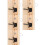 5X Self Locking Gate  for Wooden Fence Heavy Duty, Steel Spring Cable Pull String Gate Hardware Gate Lock 1