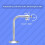 CCTV Camera Mount with Telescopic Arm Adjustment, Universal J Type Security Camera Wall Bracket 4
