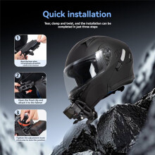 STARTRC Helmet Chin Clip Motorcycle Helmet Bracket for Pocket 3 Action 5 Pro/Ace Pro Action Camera Accessory