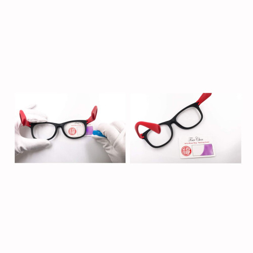 Kids Blue Light Blocking Computer Glasses with AntiGlare KidSized Frame Matte Black Red for Gaming and Study 2