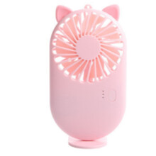 Cartoon Ultra Thin Handheld Fan Cute Pet Pocket Quiet Office Desktop USB Small Fan,