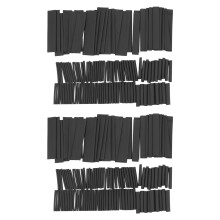 254Pcs Black Heat Shrink Sleeving Tubing Tube Assortment Kit