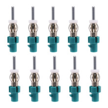 10X Auto Stereo Antennen Adapter FM AM Radio Anschluss - Fakra DIN Antennen Stecker Konverter für Auto Empfänger