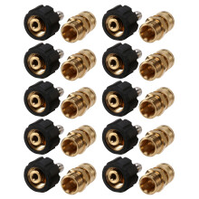 10X Pressure Washer Adapter Set M22 to 1/4 Inch Quick Connect Kit, M22 14mm to 1/4 Inch Quick Connect Kit