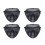 4X Mask Airsoft Protective Mask Paintball Black New 1