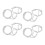 4X Glasses Shape Straw to Drink - Clear 1
