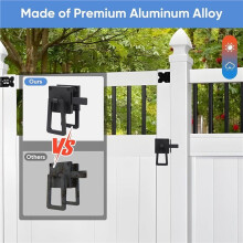 2X Heavy Duty Gate , Double Side Gate Latches, Matte Black Fence , Garden Door , Pool Gate