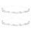 2X Bridal Bridesmaid Flower-Leaf Pattern Headband Wedding Tiara 1