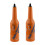 2X Flair Bartender Bartending Practice Bar Pub Bottle Wine Cocktail Shaker - Orange 1