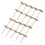 20 x Brass Wire Brush Round Brushes Disc Brush Pot Brush for  25MM 1