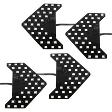 4Pcs Amber Yellow 33-SMD Sequential LED Arrows for Car Side Mirror Turn Signal Lights