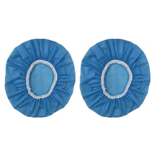 2Pcs Bonnet de Douche Imperméable Domestique, Bonnet de Bain, Ensemble de Cheveux de Bonnet de Douche élastique pour Hôtel (Bleu Ciel)