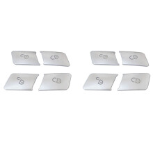 2X for A B C E GLK ML GL G Class Door Lock Unlock Buttons Sequins Cover Stickers Trim Car Styling