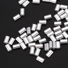 M1,5 Cuerda de Alambre Aluminio Virola Accesorios Sujetacables Crimpa 400 Piezas