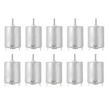 10X 8000RPM 9V 68MA High Torque Magnetic Cylindrical   Motor Silver
